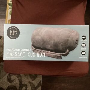Wayland Square Neck and Lumbar Massage Cushion NEW/Sealed